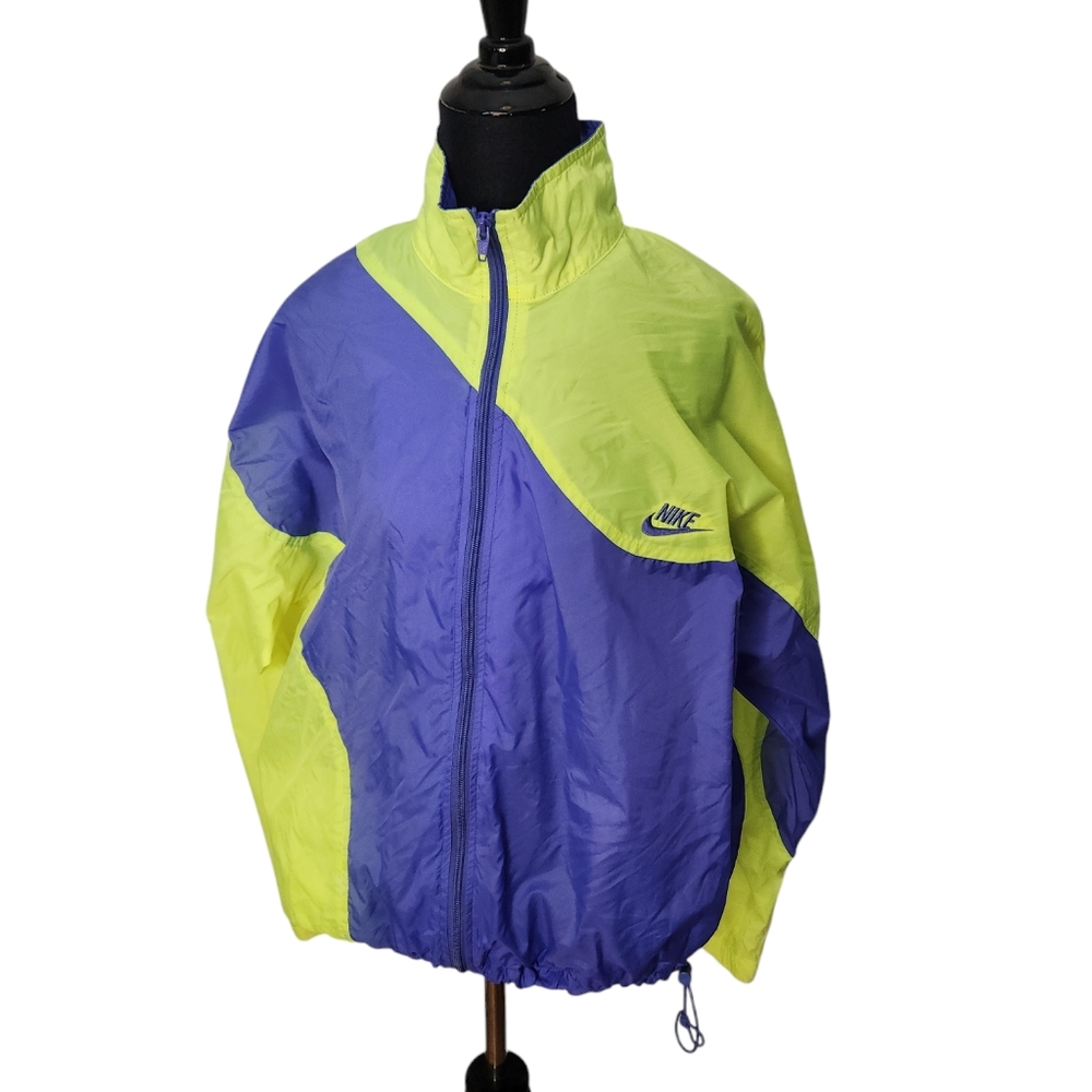 Vintage 1990s Nike‎ Colorblock Windbreaker Jacket Size Medium
